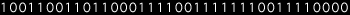 binary data running