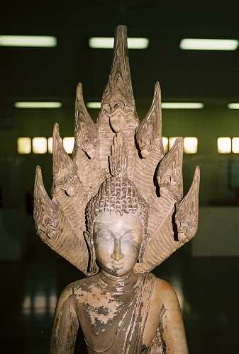 Vat-Phou, Buddha image at Vat Phou museum

