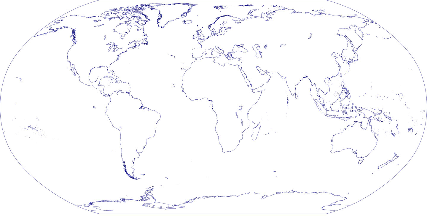 Outline Of World Map