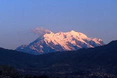 Illimani Cordillera, Bolivia