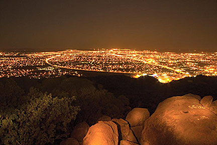 Gaborone at night