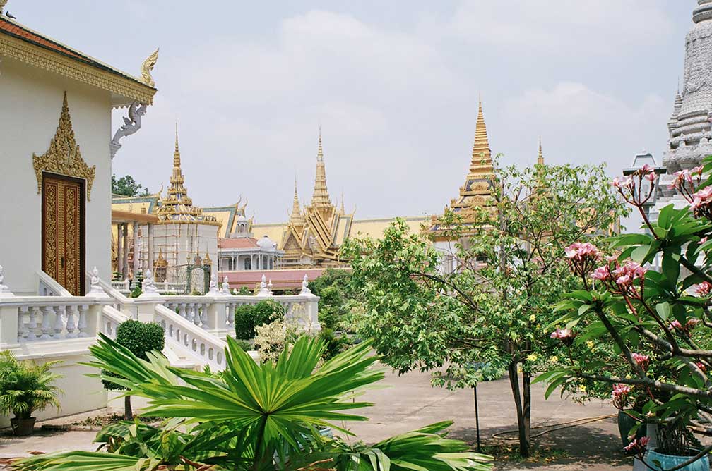 Royal Palace complex in Phnom Penh