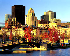 Montr&eacute;al skyline
