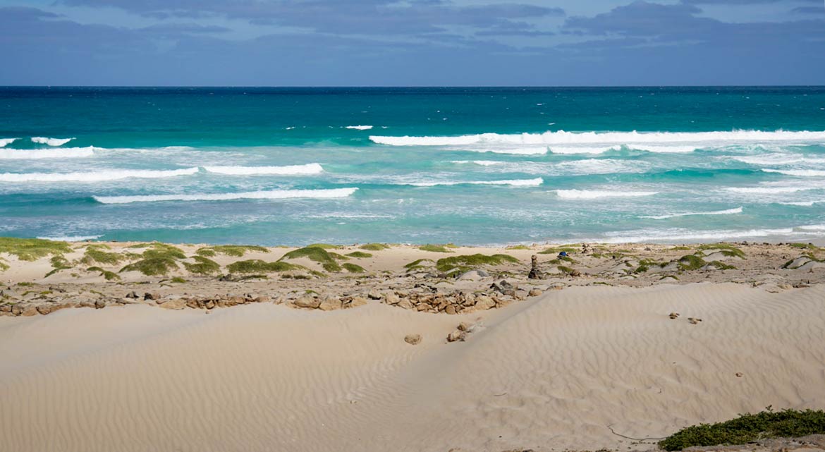 Surf at Boa Vista, Cape Verde Islands