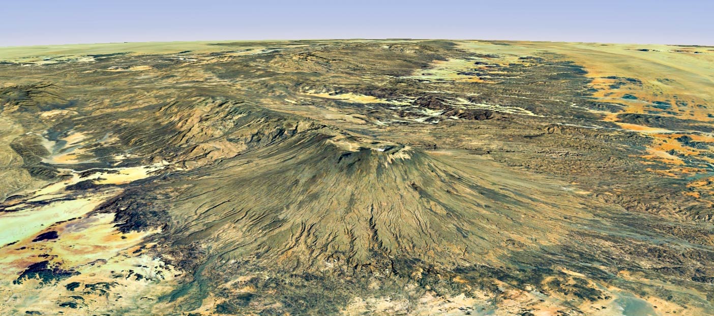 Emi Koussi volcano, Sahara, Chad