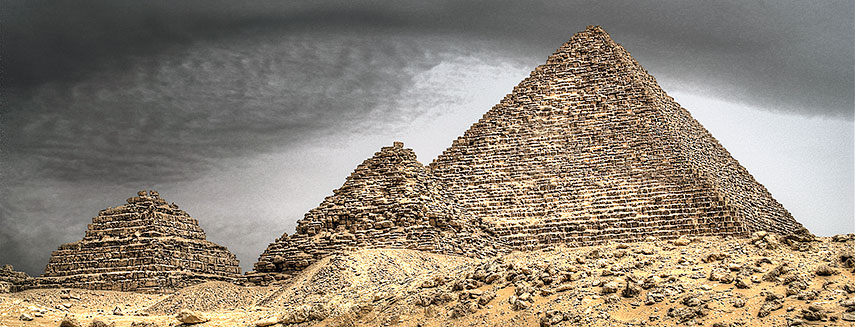 Pyramid of Menkaure, Giza Plateau, Cairo, Egypt