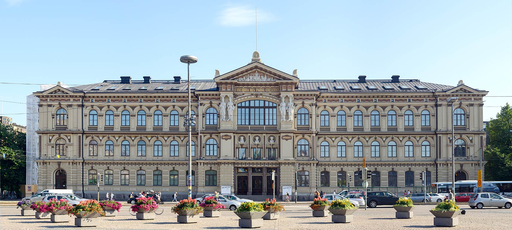 Ateneum at Rautatientori square in Helsinki, Finland