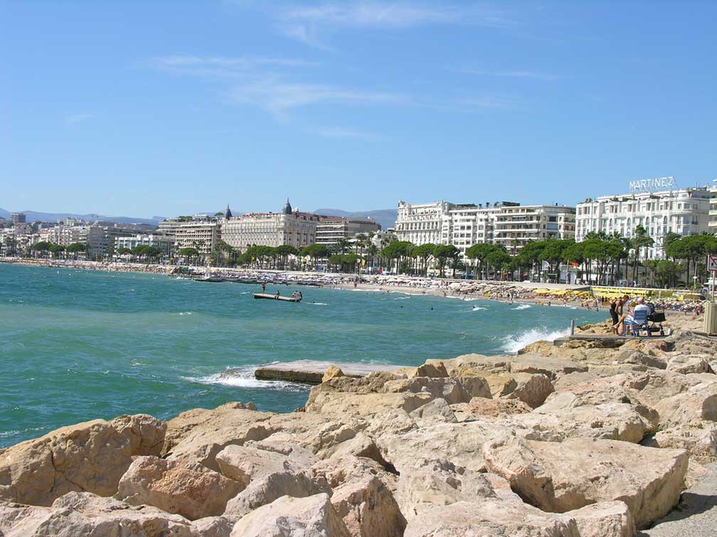 The city of Cannes at the French Riviera, France