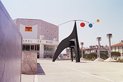 Theatre and a Sculpture of Miro, Nice