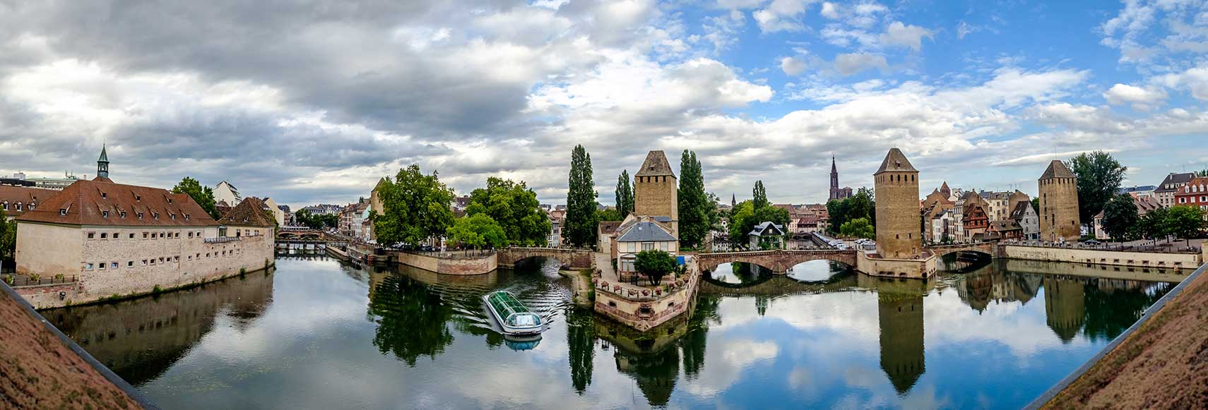 Ponts Couverts in Petite France, Strasbourg, Bas-Rhin