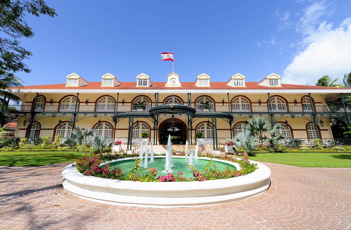 Presidential Palace of French Polynesia in Papeete