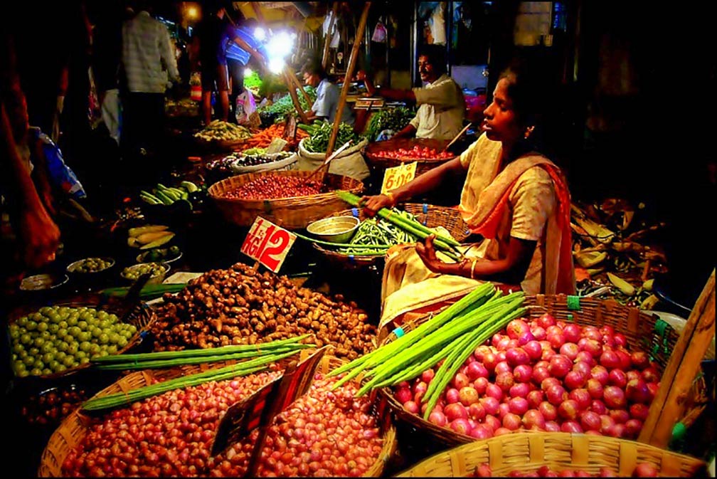 Chennai Farmers Market Scene