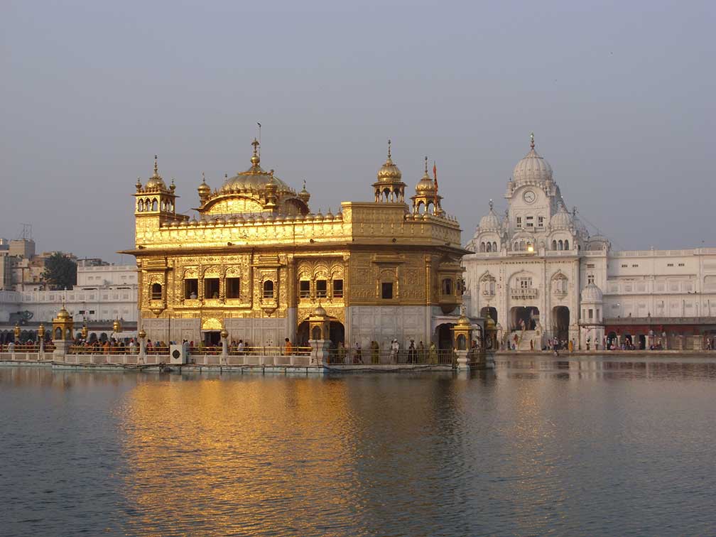 Harmandir Sahib (Golden Temple) in Amritsa, Punjab