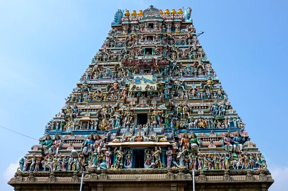Front sight of Kapaleeswarar Temple, Chennai, Tamil Nadu