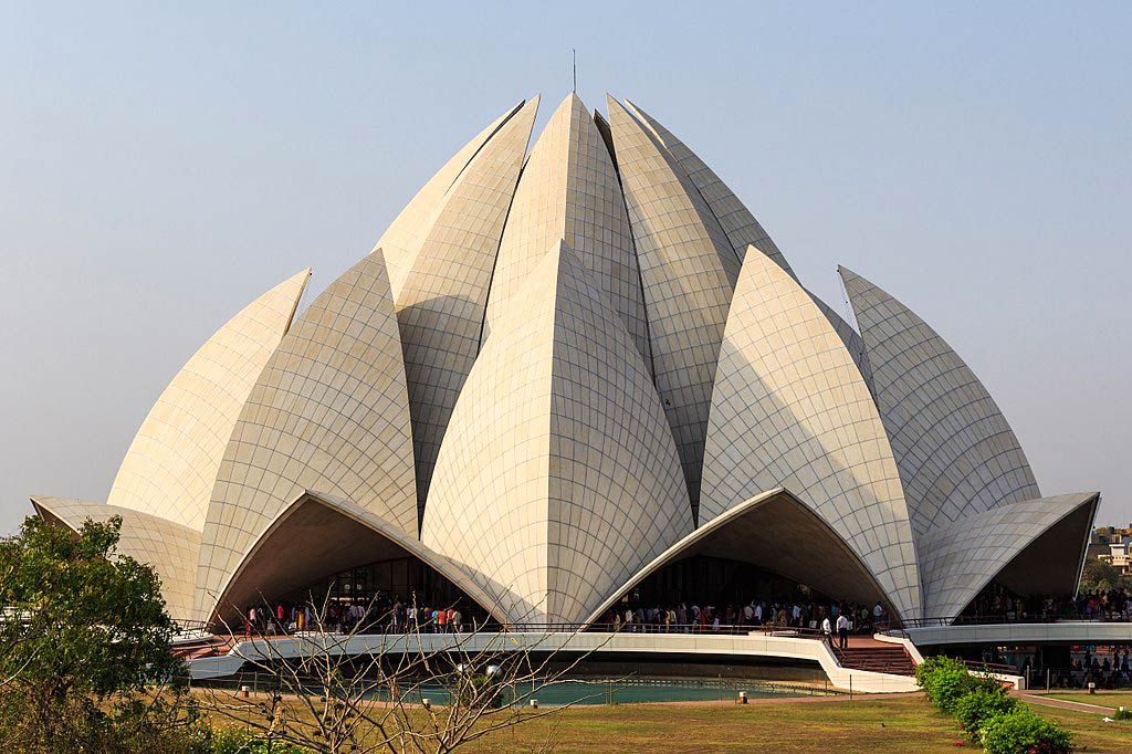 The Lotus Temple (Bahá'í) in Delhi, India