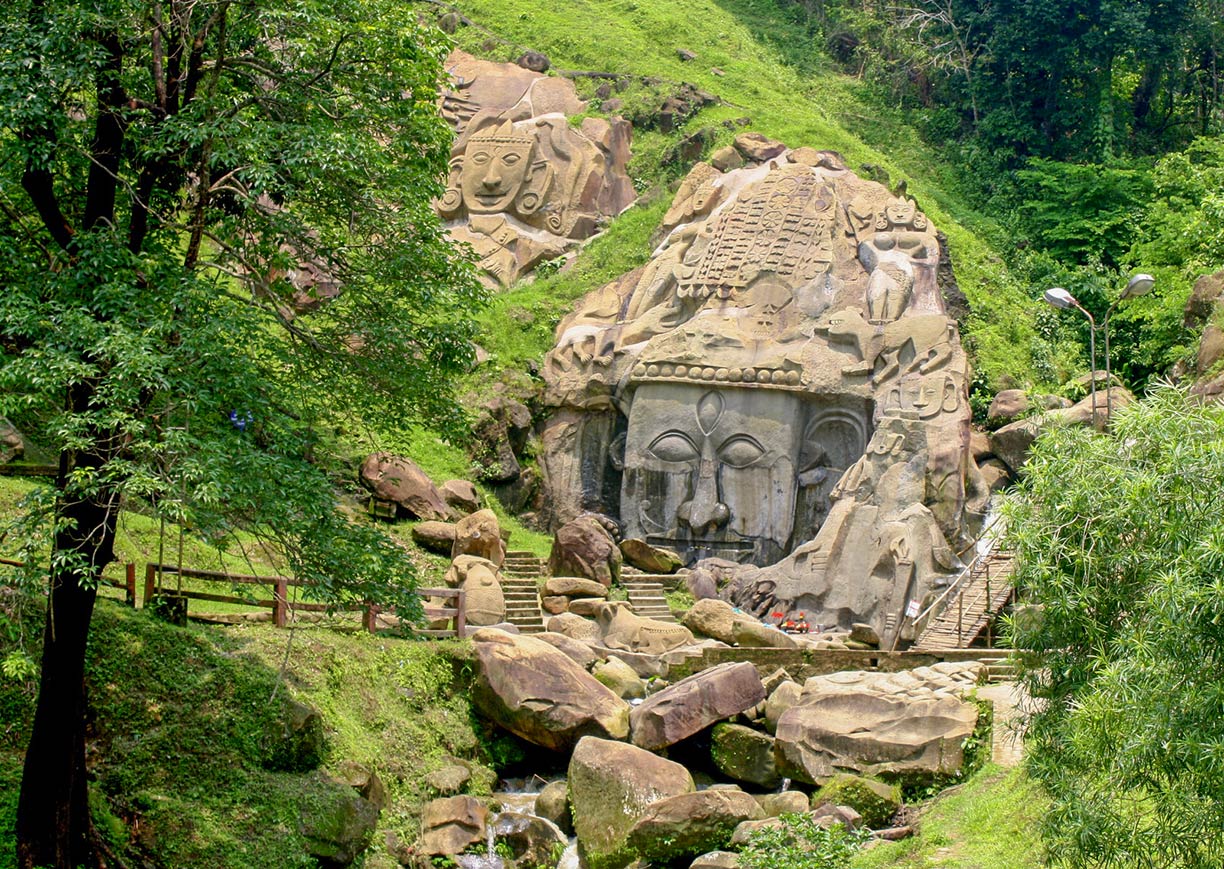 Unakoti, the ancient Shaivite place of worship in Tripura, India