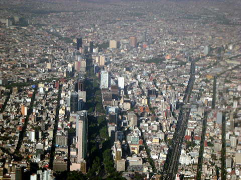 Mexico city - Paseo de la Reforma avenue