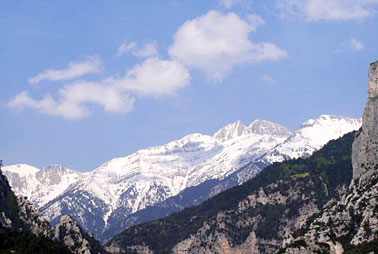 greek mountain ranges