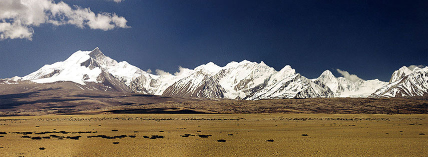Mountain Range Kailash region Tibet
