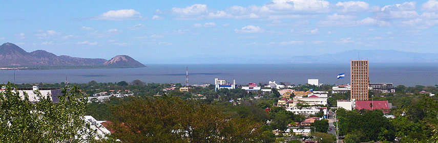 Panorama of Managua city