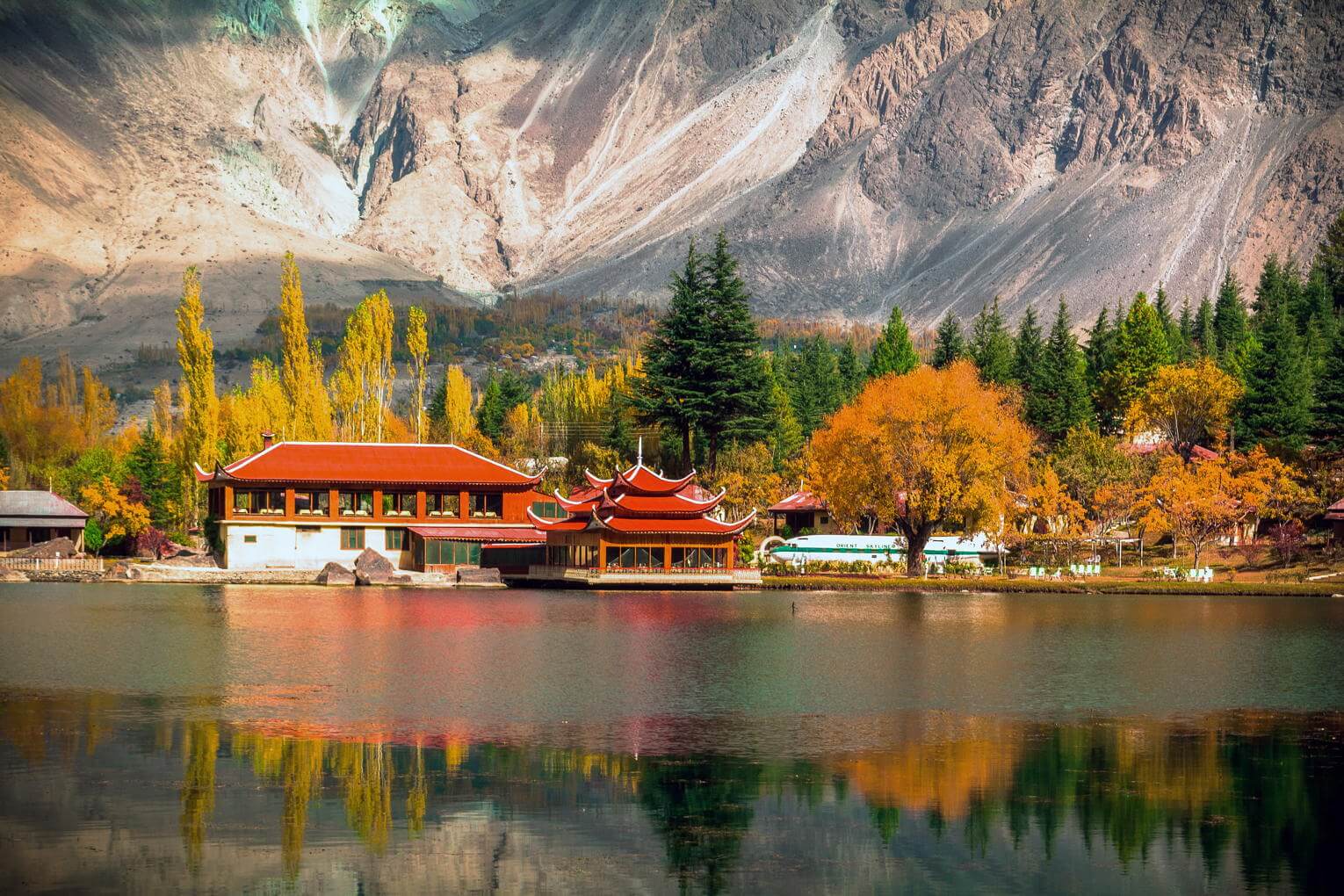 Lower Kachura Lake, also known as Shangrila Lake, Pakistan