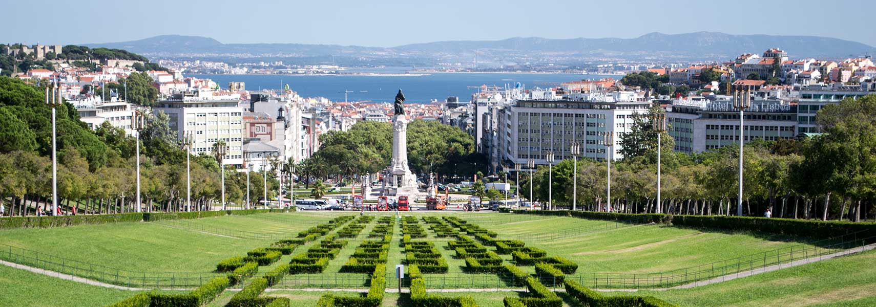 Park Eduardo VII (Miradouro do Parque Eduardo VII), Lisbon; Portugal