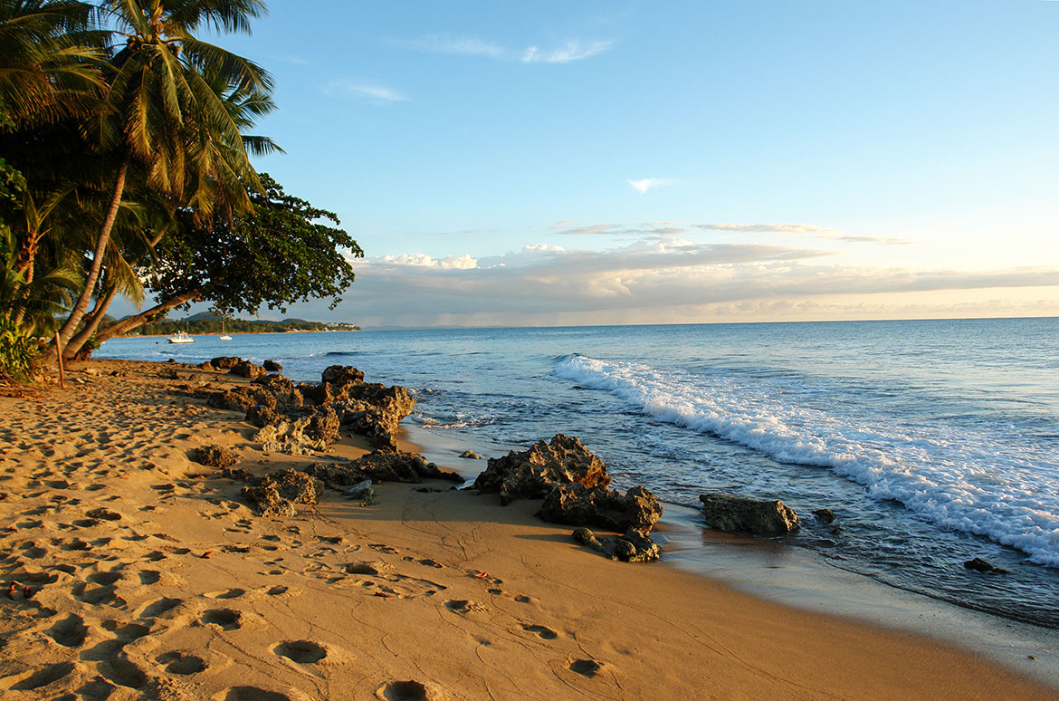 Rincon beach, west coast Puerto Rico