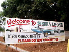 welcome to Sierra Leone