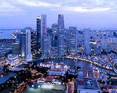 Singapore City Picture on Singapore   Country Profile   Lion City   Destination Singapore