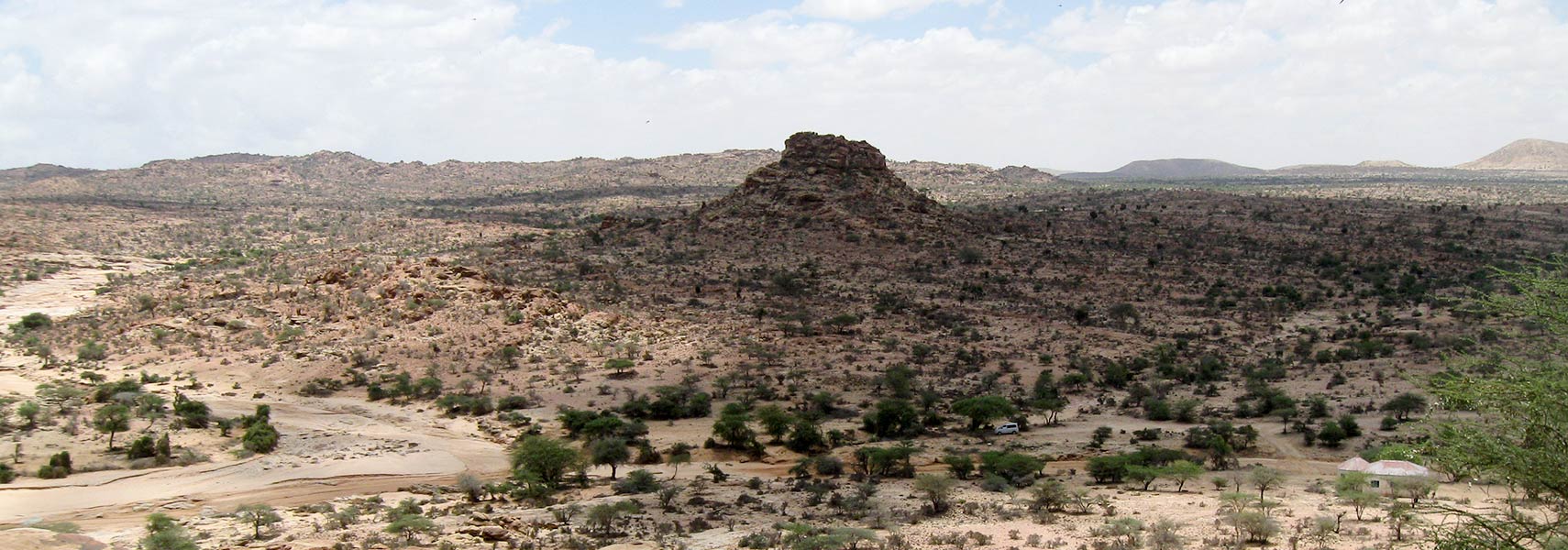 Landscape in northern Somalia
