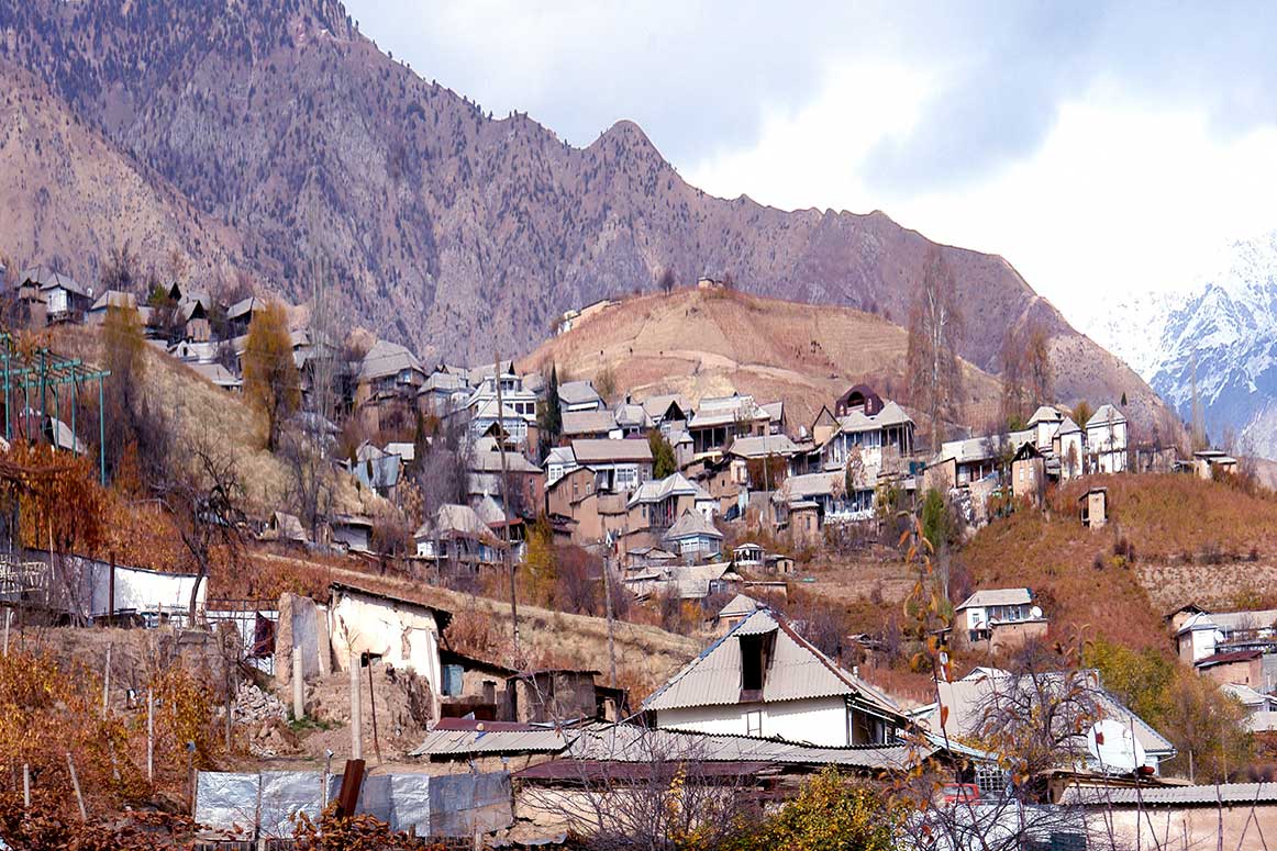 Shohon village in Hisor district, Tajikistan