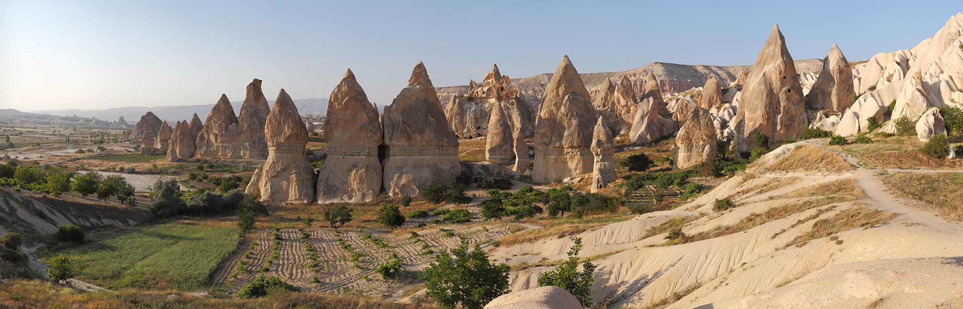 Fairy Chimneys rock formation near Göreme, Turkey
