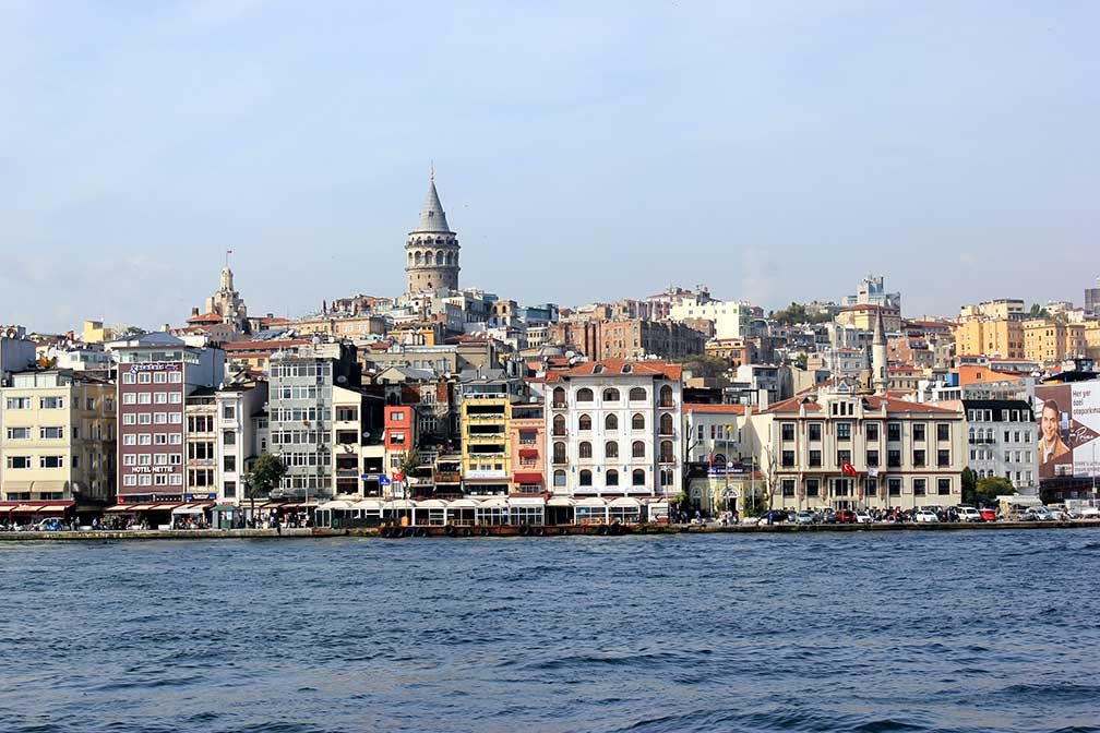 Galata/Karaköy quarter of Istanbul with Galata Tower