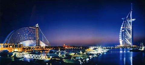 Jumeirah Beach Hotel and Burj Al Arab