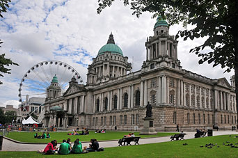 Belfast City Hall and Big Wheel
