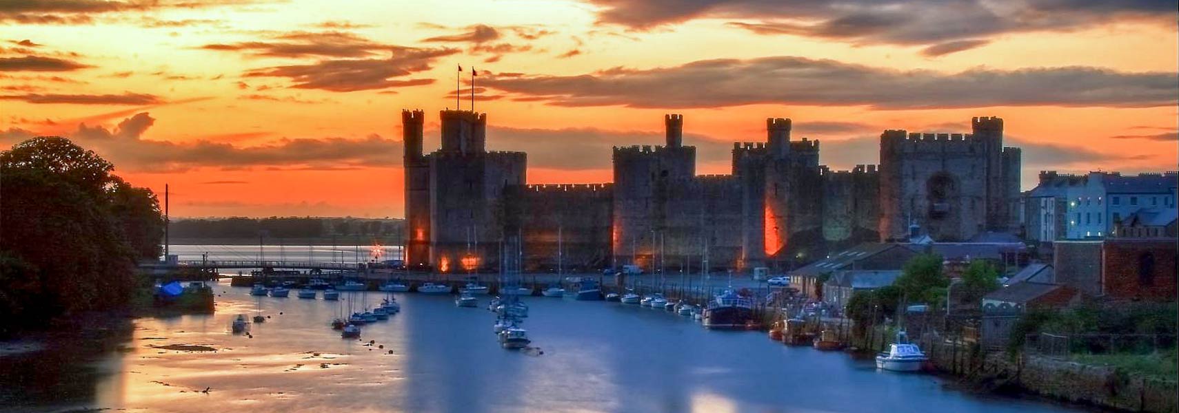 Caernarfon Castle, Gwynedd, Wales, United Kingdom