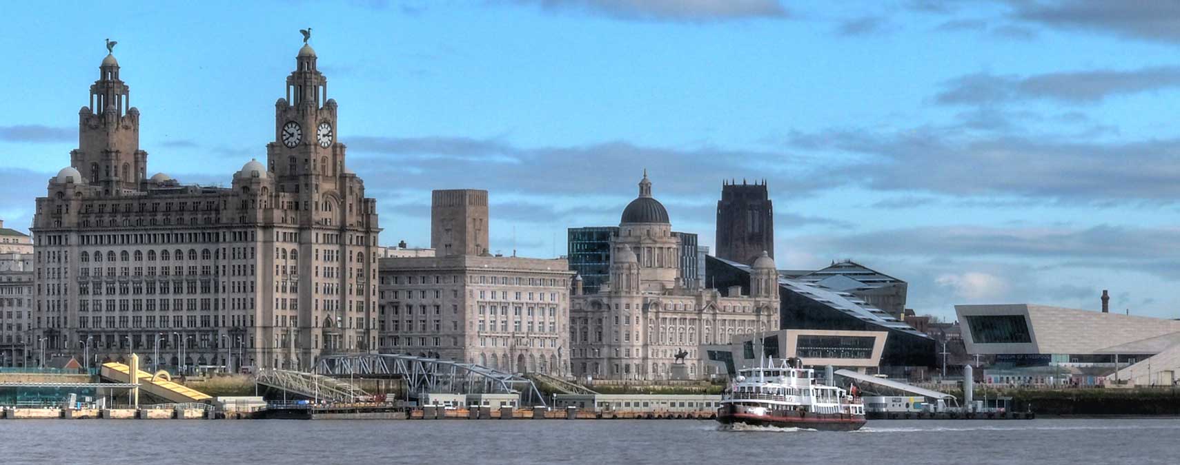 Pier Head Landing Stage, Liverpool, North West England, UK