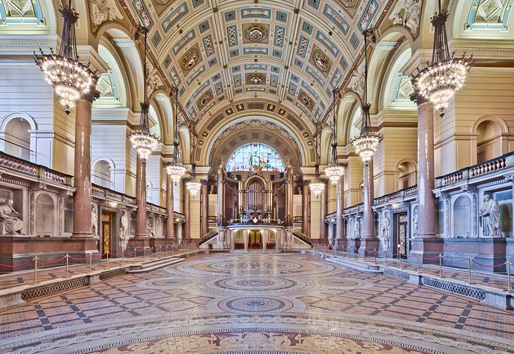 Interior of St George's Hall, Liverpool
