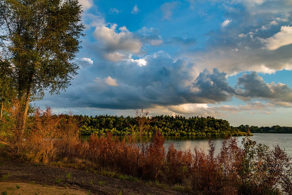 Big Woods Lake in Cedar Falls, Iowa