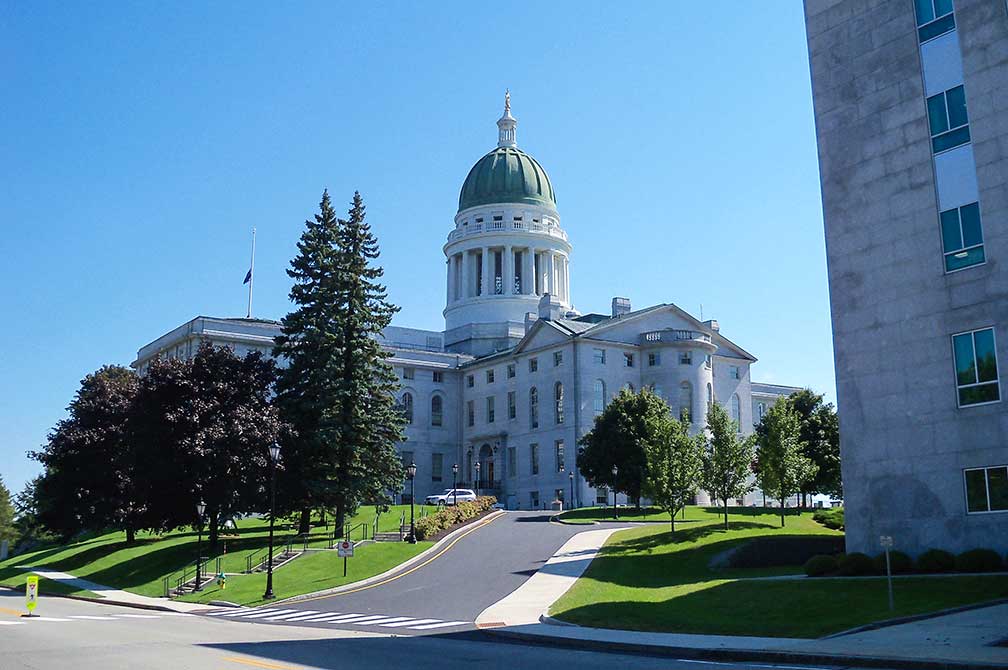 State Capitol Building or Maine State House, Augusta, State of Maine, United States