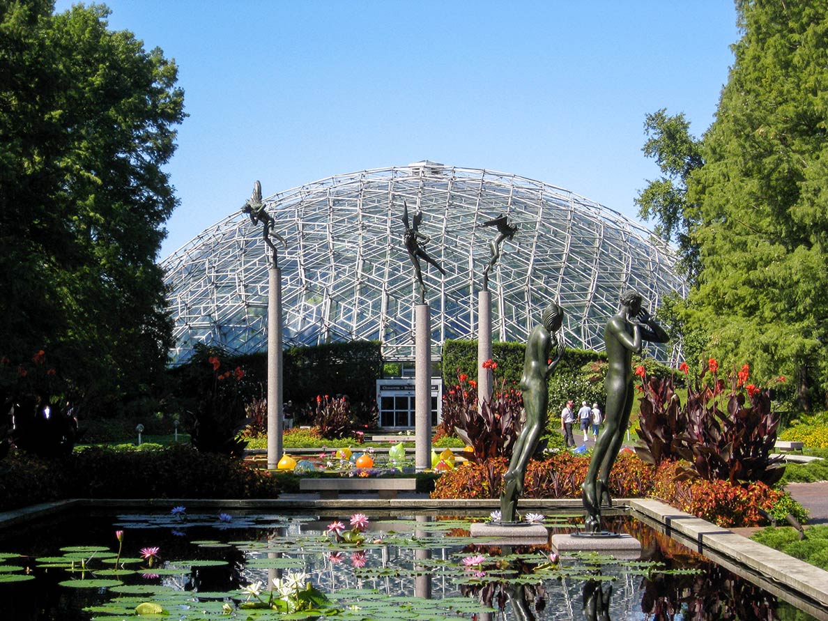 Climatron Geodesic Dome at the Missouri Botanical Garden in St. Louis, Missouri