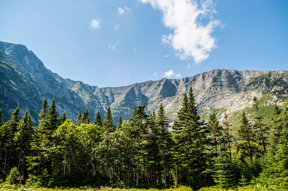 Mount Katahdin in Baxter State Park of Maine