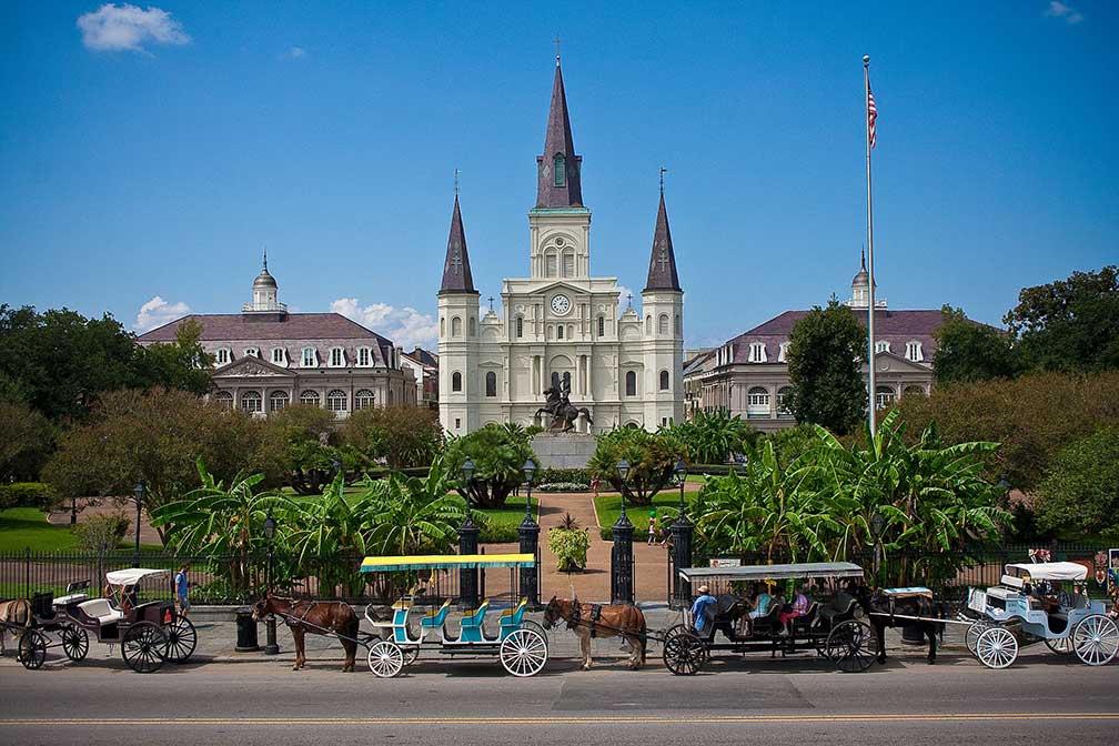 Cathedral-Basilica of Saint Louis, New Orleans, state of Louisiana