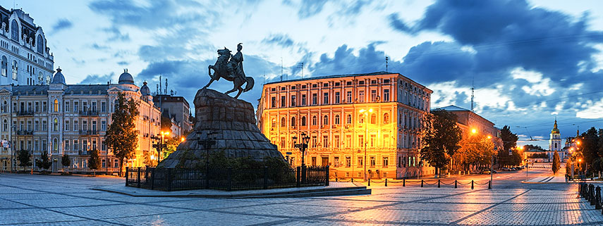 Khmelnitsky Monument, Kiev, Ukraine