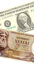 1 U.S. Dollar 2 Greek Drachma