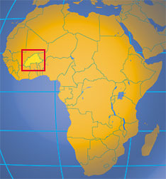 where in Africa is Burkina Faso?