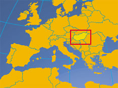Location map of Hungary. Where in Europe is Hungary?