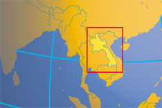 Location Map of Laos. Where in Asia is Laos?