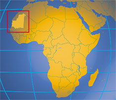Where in Africa is Mauritania