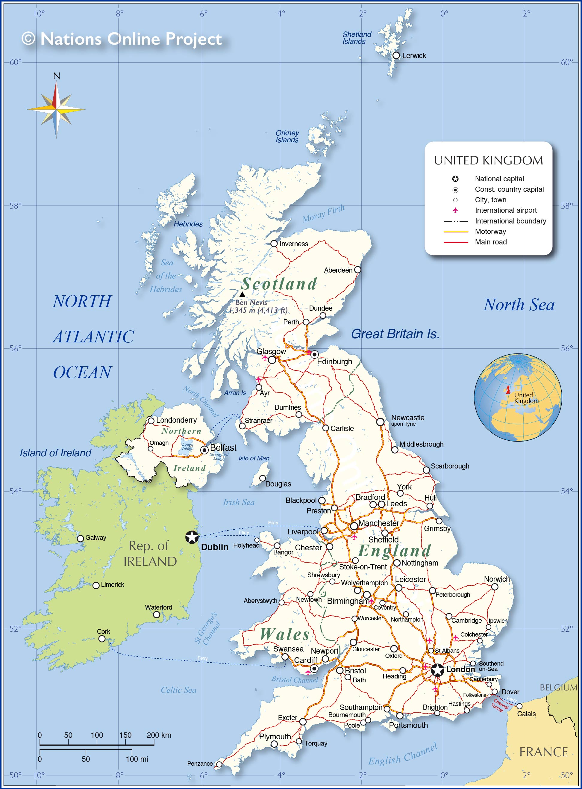 United Kingdom Map